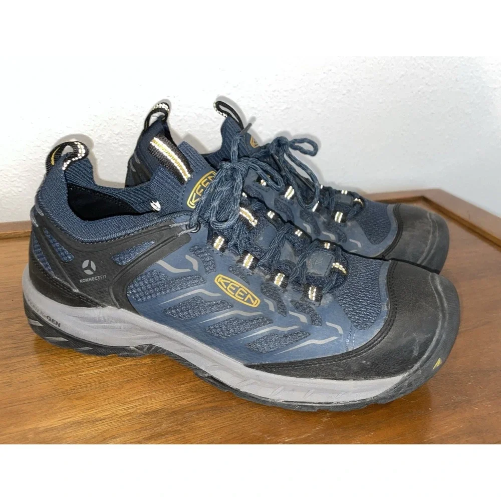 KEEN Z5018 Utility Flint II Sport Men's sneakers Midnight‎ Navy/Steel Size 10D